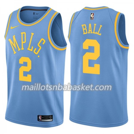 Maillot Homme Los Angeles Lakers Lonzo Ball 2 Nike Hardwood Classics Swingman